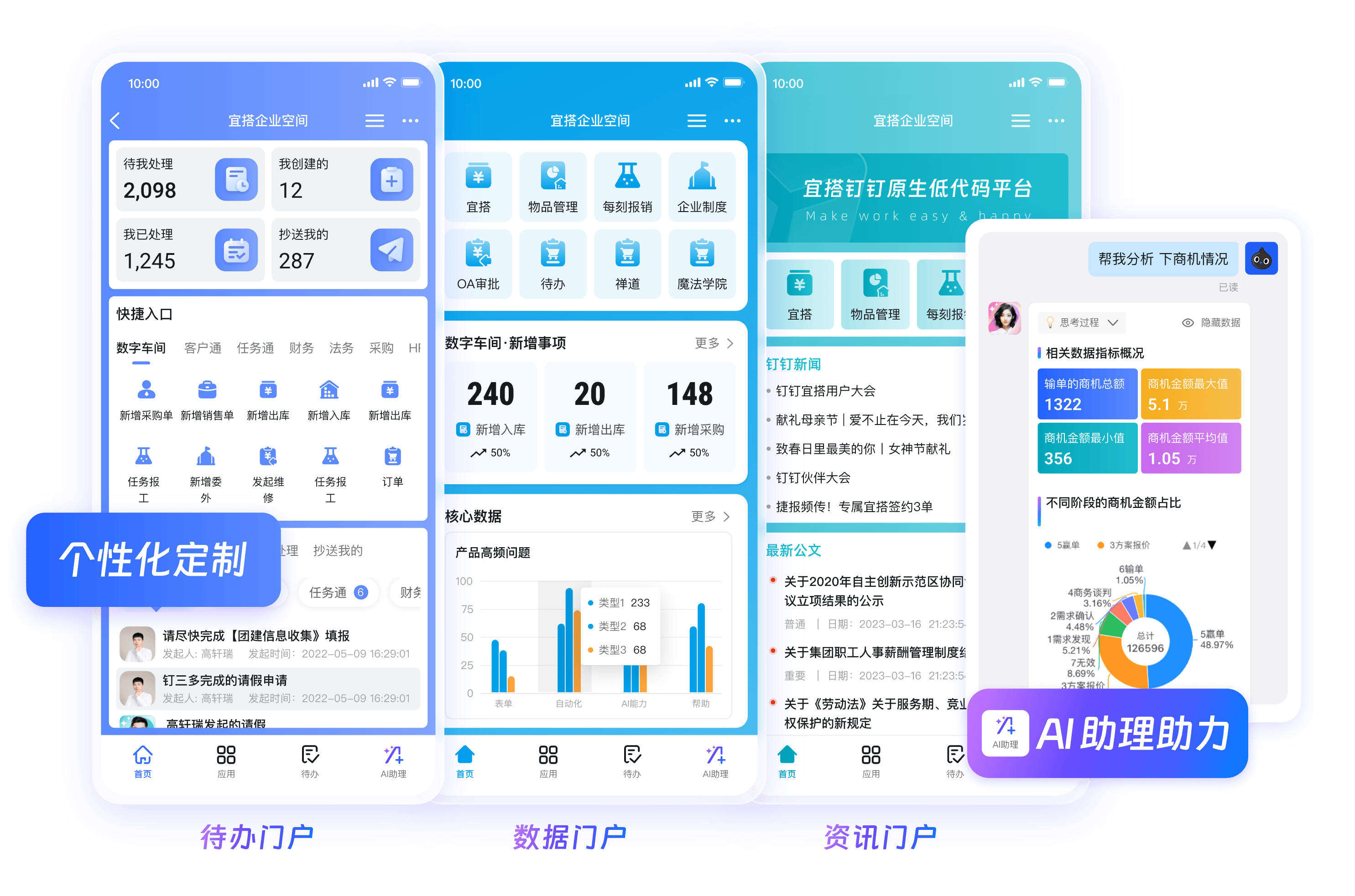 钉钉AI智能办公统一协同